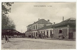 VITRY LE FRANCOIS.- La Gare.Très Beau Cliché - Vitry-le-François