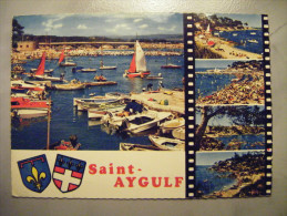 Saint Aygulf 1972 Multivue Le Port Plage Des Corailleurs Plage Des Pébriers - Saint-Aygulf