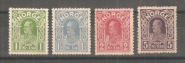 Serie Nº 84/7 Noruega - Unused Stamps