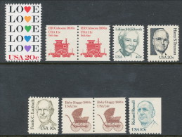 USA 1984 Mint Set Of Definitive Stamps And Postal Stationary. Please Read The Description And Look At The Pictures! - Años Completos