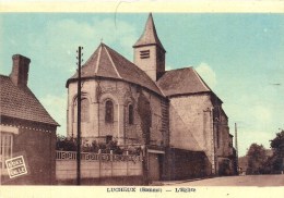 PICARDIE - 80 - SOMME - LUCHEUX - Eglise - Colorisée - Lucheux