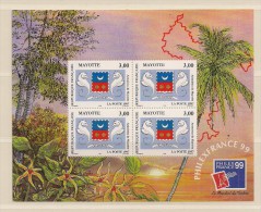 MAYOTTE  ( FRMAY - 14 )  1999  N° YVERT ET TELLIER  N° 1  N** - Blocs-feuillets