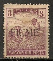 Timbres - Italie - 2 ème Guerre Mond. (Italie) - Fiume - 1918 - 3 Filler - - Fiume & Kupa