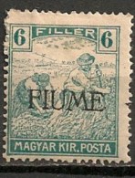 Timbres - Italie - 2 ème Guerre Mond. (Italie) - Fiume - 1918 - 6 Filler - - Fiume & Kupa