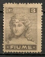 Timbres - Italie - 2 ème Guerre Mond. (Italie) - Fiume - 1919 - 3 Cent. - - Fiume & Kupa