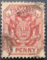 TRANSVAAL 1895 1p Coat Of Arms USED - Transvaal (1870-1909)