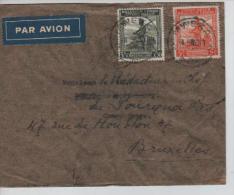 TP 242-263 S/L.Avion C.Mweka En 1946 V.Luluabourg Réexpédié V.Belgique PR1345 - Briefe U. Dokumente