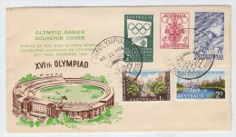 Australia SOUVENIR COVER OLYMPIC GAMES 1956 - Ete 1956: Melbourne