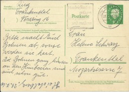 ALEMANIA ENTERO POSTAL 1960 HEIDELBERG - Postcards - Used