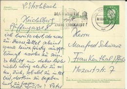 ALEMANIA ENTERO POSTAL 1960 MANHEIM - Cartoline - Usati