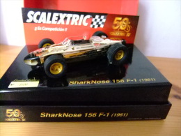 SCALEXTRIC - SHARKNOSE 156 F1  Ano 1961 FERRARI 156 50 Aniversario De SCALEXTRIC Limitada Edición N 3120) - Autocircuits