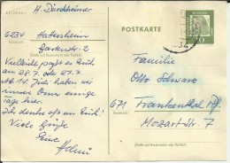 ALEMANIA ENTERO POSTAL 1963 DURERO ARTE PINTURA - Cartoline - Usati