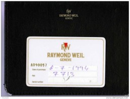 Montre Luxe Raymond Weil Amadeus Automatique  GENEVE PRIX D ORIGINE 1650.00 EUROS - Watches: Modern