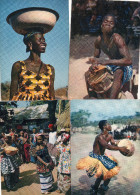 LOT DE 8 CARTES - AFRIQUE EN COULEURS. NON CIRCULEES. N° 3200, 3467, 3473, 3642, 3644, 3648, 3651.  LEGENDE DESCRIPTION - Afrique