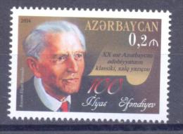 2014. Azerbaijan, I. Efendiyev, Dramatist, 1v, Mint/** - Azerbaïdjan