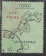 TRIESTE B 1952 OLYMPIC GAMES HELSINKI GIOCHI OLIMPICI OLIMPIADI OLIMPIADE 10d USATO USED OBLITERE' - Used