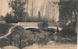 ( CPA 38 )  CHANAS  /  Pont Sur La Petite Rivière  - - Chanas