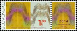 Slovakia 2014 Pofis 558 ** Crystallography Year - Unused Stamps