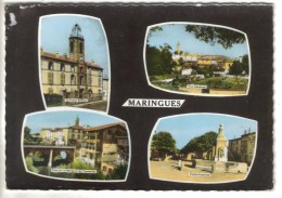 CPSM MARINGUES (Puy De Dome) - 4 Vues - Maringues