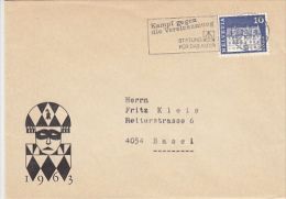 6814- CIRCUS, CLOWN, ARLEQUIN, SPECIAL COVER, 1970, SWITZERLAND - Cirque