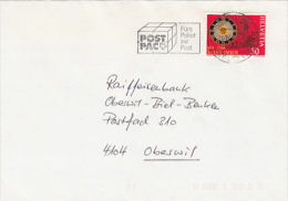 6844- ZURICH PHILATELIC EXHIBITION, SAINT IMIER ANNIVERSARY, STAMP ON COVER, 1984, SWITZERLAND - Lettres & Documents