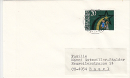 6857- CHRISTMAS, VIRGIN AMRY AND ST JOSEPH, STAMP ON COVER, 1983. LIECHTENSTEIN - Lettres & Documents