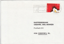 6859- FIRE PREVENTION, STAMPS ON COVER, 1984, SWITZERLAND - Covers & Documents