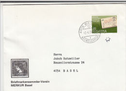 6872- ZURICH PHILATELIC EXHIBITION, STAMPS ON COVER, 1984, SWITZERLAND - Covers & Documents