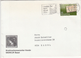 6874- ZURICH PHILATELIC EXHIBITION, STAMPS ON COVER, 1984, SWITZERLAND - Lettres & Documents