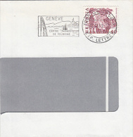 6896- GENEVE ESCALADE FEST, STAMPS ON FRAGMENT, 1983, SWITZERLAND - Lettres & Documents