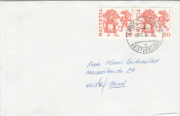 6902- HERISAU- NEW YEAR CUSTOMS, STAMPS ON COVER, 1982, SWITZERLAND - Covers & Documents