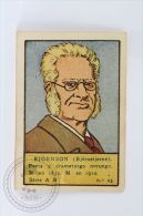Old Trading Card/ Chromo Topic/ Theme Famous People - Bjørnstjerne Bjørnson - Other