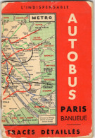 PLAN  L'INDISPENSABLE  Autobus  PARIS BANLIEUE - Europa