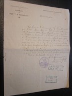 Militaria 7 Av 1917 Port La Nouvelle Aude Doc Titre Transport Laissez-passer>hôpital Complémentaire>Soldat 296é Infanter - Sonstige & Ohne Zuordnung