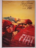 Cartolina - ( P. Codognato ) Gran Premio D' Europa I° E II° "FIAT" - Anno 1923. - Motorcycle Sport
