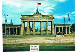 D4867   BERLIN :  Brandenburger Tor Mit Mauer - Muro Di Berlino
