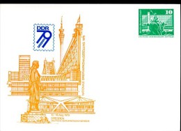DDR PP16 D2/019 Privat-Postkarte DDR79 BAUWERKE Dresden 1979 NGK 3,00 € - Privatpostkarten - Ungebraucht