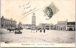 59 GRAVELINES - Place De La Mairie Et Beffroi - Gravelines