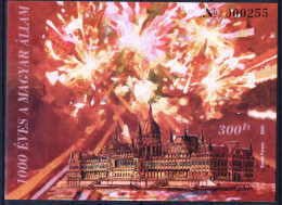 Hungary 2000. Thousand-year-old State Commemorative Sheet Special Catalogue Number: 2000/60. - Commemorative Sheets