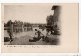 86 - AVAILLES-LIMOUSINES . LE GRAND PONT MÉTALLIQUE SUR LA VIENNE - Réf. N°7559 - - Availles Limouzine