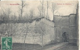 PICARDIE - 80 - SOMME -PICQUIGNY - Ruines Du Château - Déchirure Consolidée - Picquigny