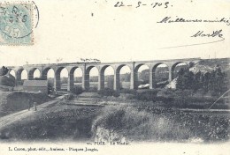 PICARDIE - 80 - SOMME - POIX DE PICARDIE - Le Viaduc Avec Train - Poix-de-Picardie