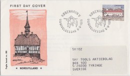 ARCHITECTURE - ORSLEV MONASTERY MONASTÈRE KLOSTER MONASTERIO DANMARK DÄNEMARK DENMARK 1979 FDC  MI 691 RELIGION  Slania - Abdijen En Kloosters