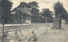 PICARDIE - 80 - SOMME - ROSIERES - La Gare Bombardée - Guerre 14-18 - Rosieres En Santerre