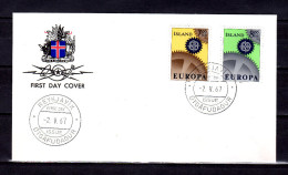 ISLANDE 1967 FDC " EUROPA 1967 " En Parfait état. - FDC