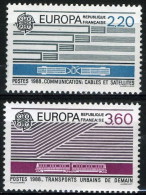 France 1988 Europa CEPT, Transportation, Communication, Set MNH - Other & Unclassified
