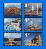 GB 2014-0044, Seaside Architecture, Set (6V) MNH - Unused Stamps