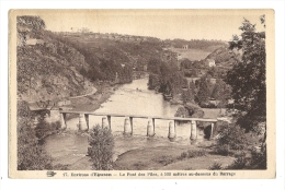 Cp, 36, Env. D'Eguzon, Le Pont Des Piles, Voyagée - Autres & Non Classés