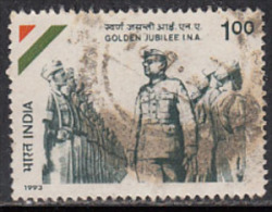 Indian National Army, I.N.A. Militaria, Subhas Chandra Bose. India Used 1993 (sample Image) - Oblitérés