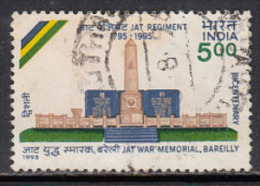 Jat Regiment, Memorial, Militaria, Army, India Used 1995 - Usati